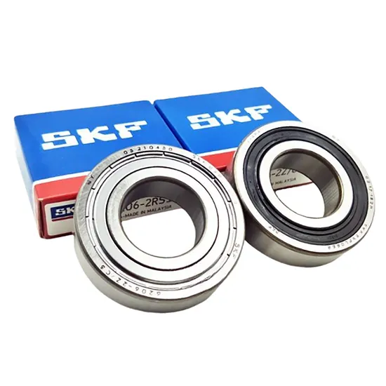 High Precision SKF 6206-2RS1/2Z Radial Ball Bearings 30×62×16mm for Industrial Machinery with Grease Lubrication