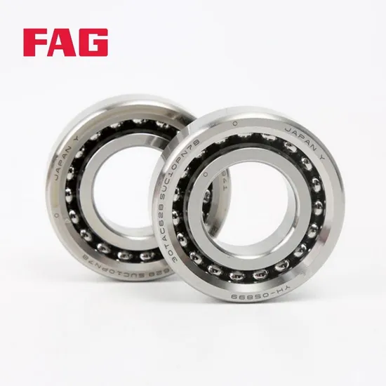 Double Row Angular Contact Ball Bearing 3200 C2 FAG Polyamide Cage for Precision Machinery