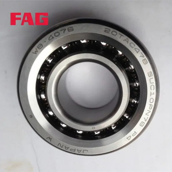 Double Row Angular Contact Ball Bearing 3200B TVH C3 FAG for Precision Machine Tools with DIN 628-3 Standard