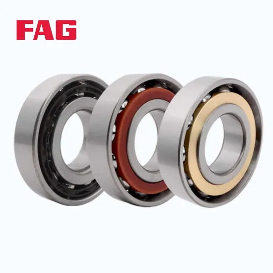 Double Row Angular Contact Ball Bearings FAG 3201 Z RS P5 Precision for Machine Tools