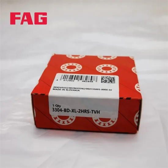 3204 FAG Double Row Angular Contact Ball Bearings P5 Precision for Machine Tools
