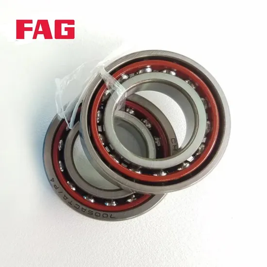 Double Row Angular Contact Ball Bearing 3220B FAG P5 Precision with TVH Polyamide Cage for CNC Machine Tools