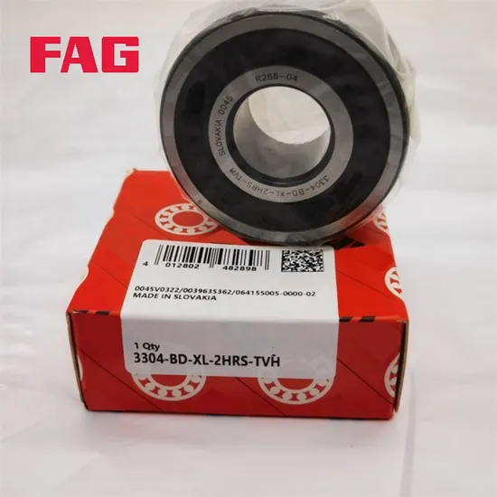 Double Row Angular Contact Ball Bearing FAG 3303B TVH C3 P5 for Automotive Precision Applications