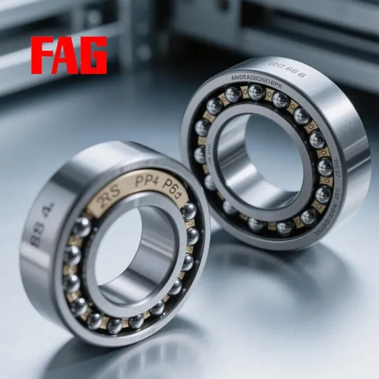 Ultra-High-Speed FAG B7202-E-T-P4s-Um Spindle Bearing for CNC Machine Tools with 15° Contact Angle