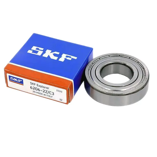 Durable SKF 6206-2Z/C3 Deep Groove Ball Bearing 30x62x16mm for Construction Machinery