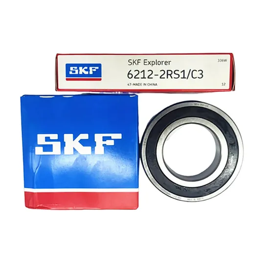 High Precision SKF 6212-2RS1/C3 Deep Groove Ball Bearing 60x110x22mm for Industrial Machinery