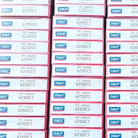 Industrial Machinery SKF 6212-2Z/C3 Deep Groove Ball Bearing 60x110x22mm with Steel Cage for CNC Machine Tools