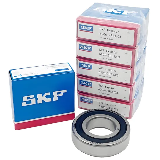 High Precision SKF 6011-2RS Deep Groove Ball Bearing 55x90x18mm for Industrial Machinery with P4/P2 Precision Grade