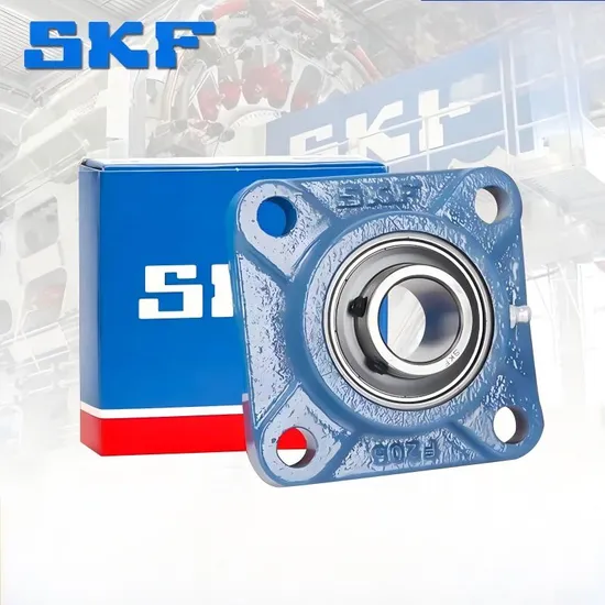 UCFX06 Square Flange Mounted Bearing Unit - Spherical Raceway for High-Temperature Industrial Machinery