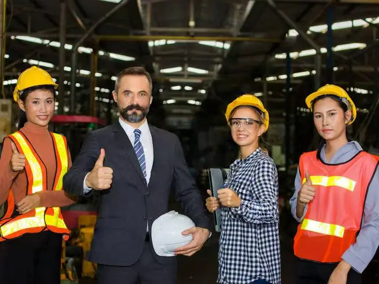 Overseas buyer reviewing bearings