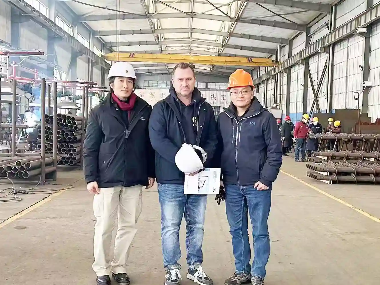 Foreign client visit at YOKO