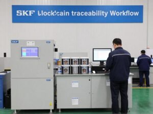 SKF blockchain traceability workflow