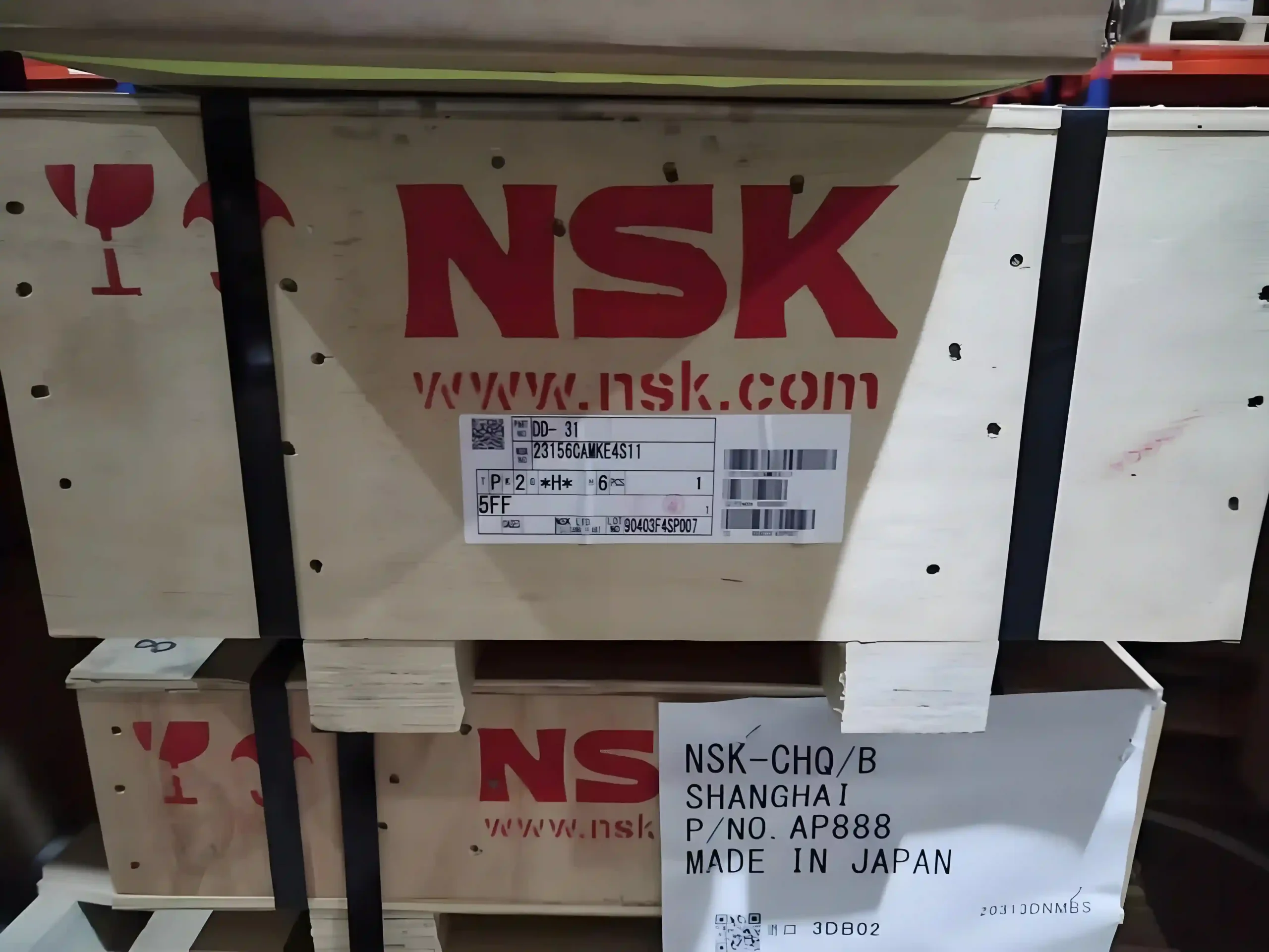 Bearing shipping packaging