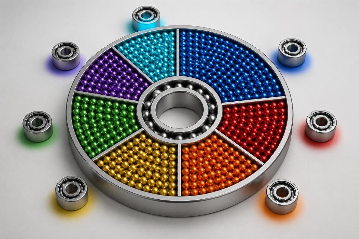 Global bearing market share concentration among eight major players